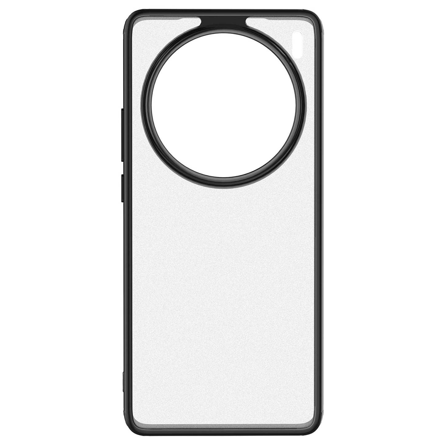 For vivo X100 5G Cell Phone Case TPU + PC Reinforced Corner Back Shell - Matte Black
