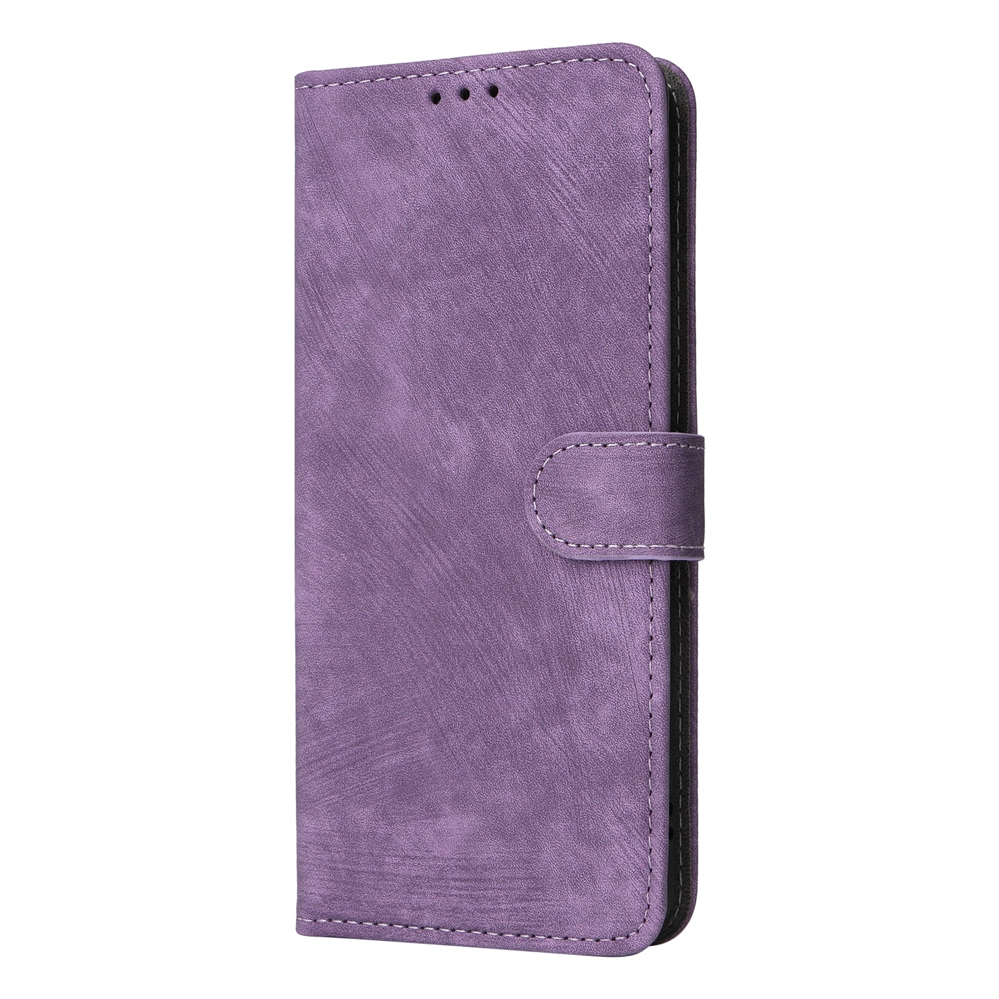 For Xiaomi Redmi Note 13 Pro+ 5G Wallet Phone Case RFID Blocking PU Leather Flip Phone Cover with Strap - Purple