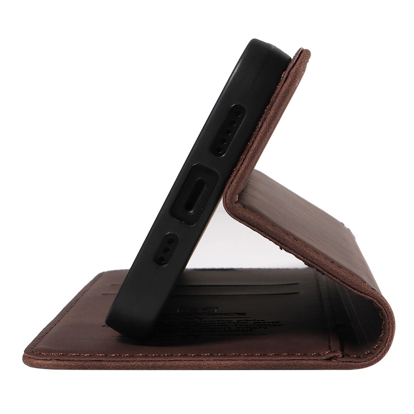 BETOPNICE 003 for Xiaomi Redmi Note 13 Pro+ 5G Wallet Case RFID Blocking Leather Cover - Brown