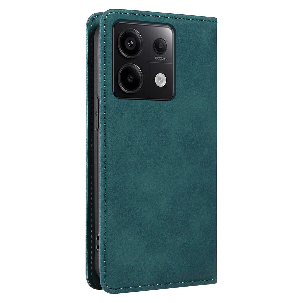 BETOPNICE 003 for Xiaomi Redmi Note 13 Pro 5G Case RFID Blocking Leather Cover with Card Holder - Green