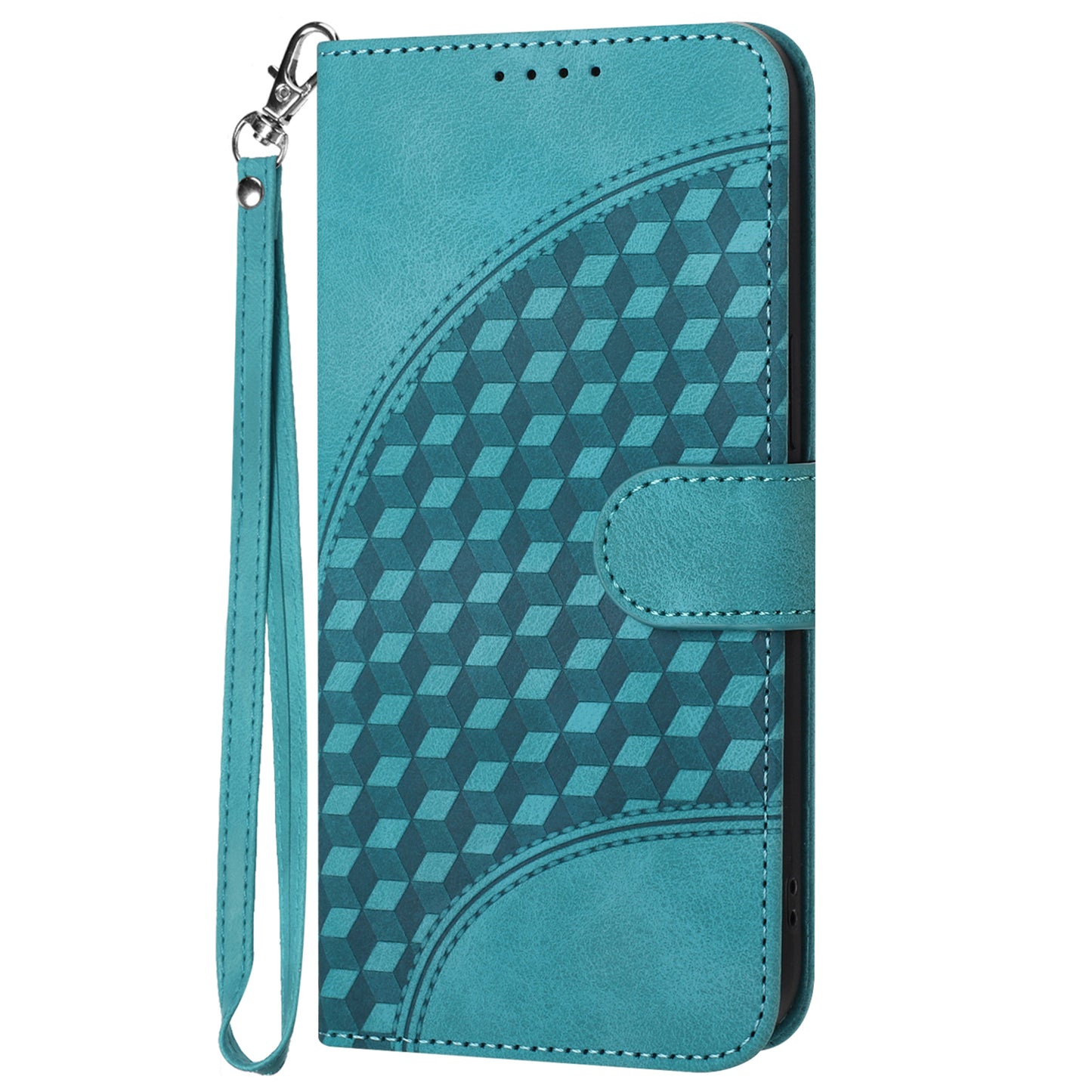 YX0060 For Xiaomi Redmi Note 13 Pro+ 5G Leather Wallet Case Elephant Head Pattern - Baby Blue