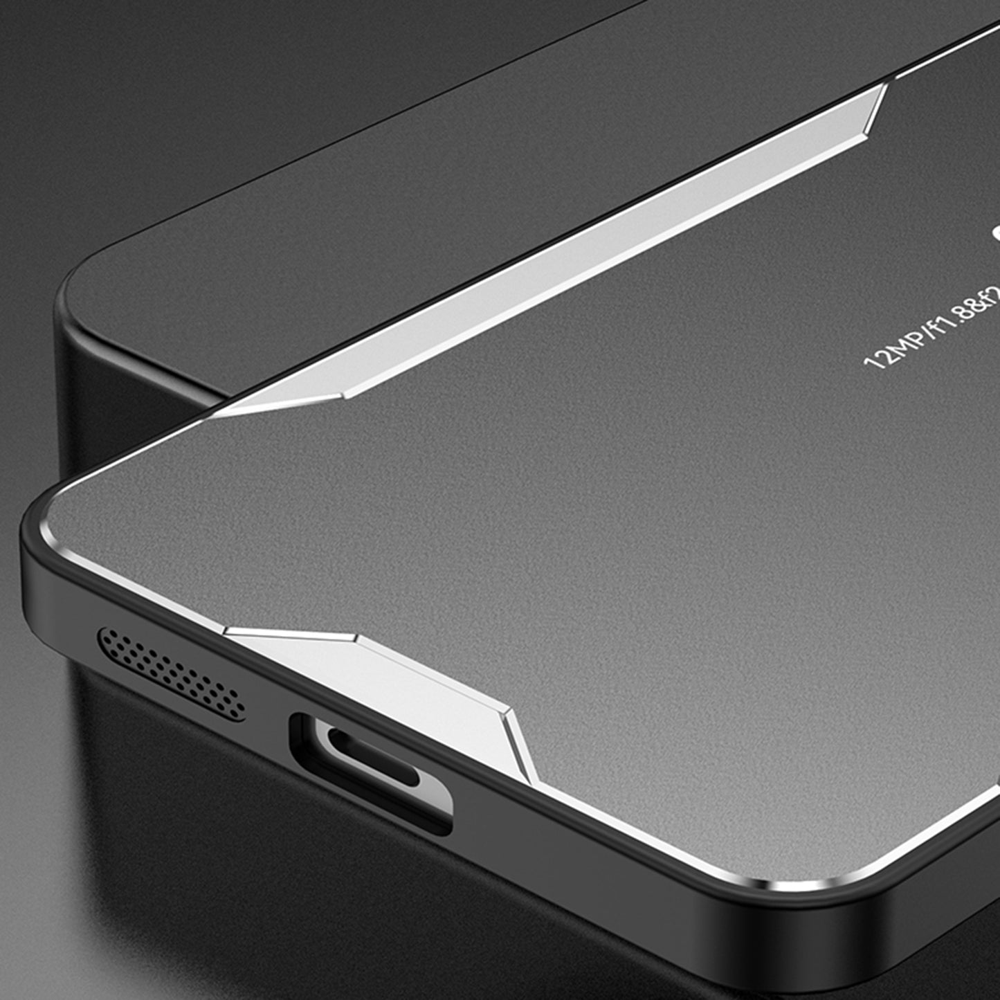 For Xiaomi Redmi Note 13 Pro+ 5G Case Aluminium Alloy+TPU+PC Airbag Protection Protective Shell with Lens Cover - Silver