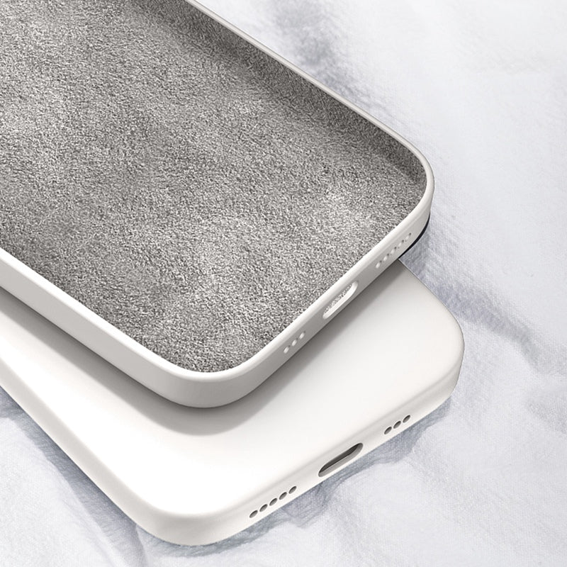For Xiaomi Redmi Note 13 5G / 13 5G (China) Case Shockproof TPU Phone Cover with Straight Edge - Antique White