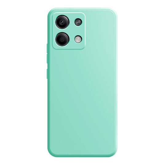 For Xiaomi Redmi Note 13 5G / 13 5G (China) Case Shockproof TPU Phone Cover with Straight Edge - Light Cyan