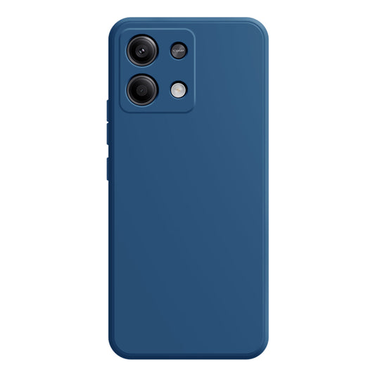 For Xiaomi Redmi Note 13 5G / 13 5G (China) Case Shockproof TPU Phone Cover with Straight Edge - Blue