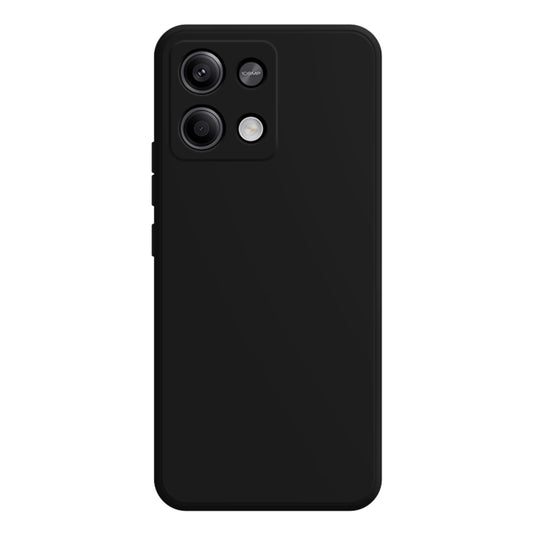 For Xiaomi Redmi Note 13 Pro 5G / Poco X6 5G Shockproof Case TPU Phone Cover with Straight Edge - Black