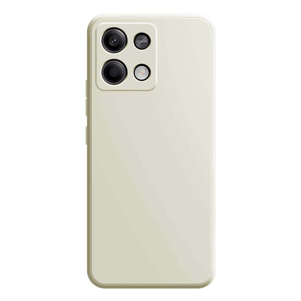 For Xiaomi Redmi Note 13 Pro 5G / Poco X6 5G Shockproof Case TPU Phone Cover with Straight Edge - Antique White