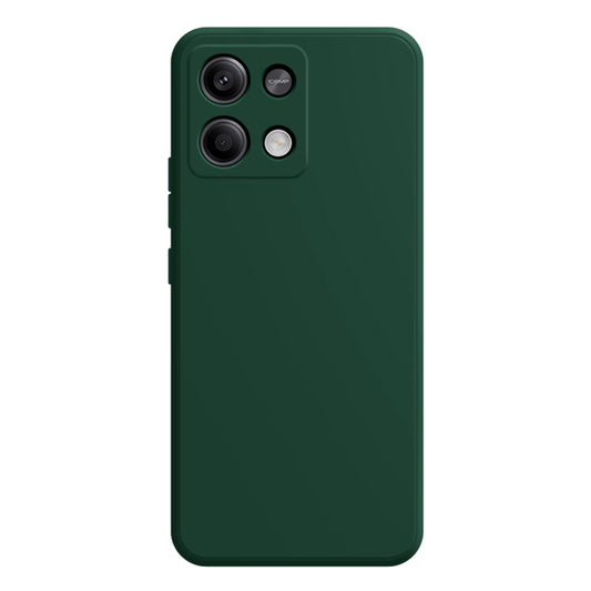 For Xiaomi Redmi Note 13 Pro 5G / Poco X6 5G Shockproof Case TPU Phone Cover with Straight Edge - Dark Green