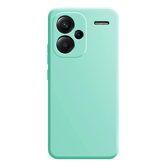 For Xiaomi Redmi Note 13 Pro+ 5G TPU Case Straight Edge Protection Phone Cover - Light Cyan