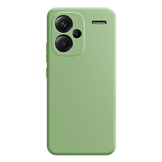 For Xiaomi Redmi Note 13 Pro+ 5G TPU Case Straight Edge Protection Phone Cover - Matcha Green
