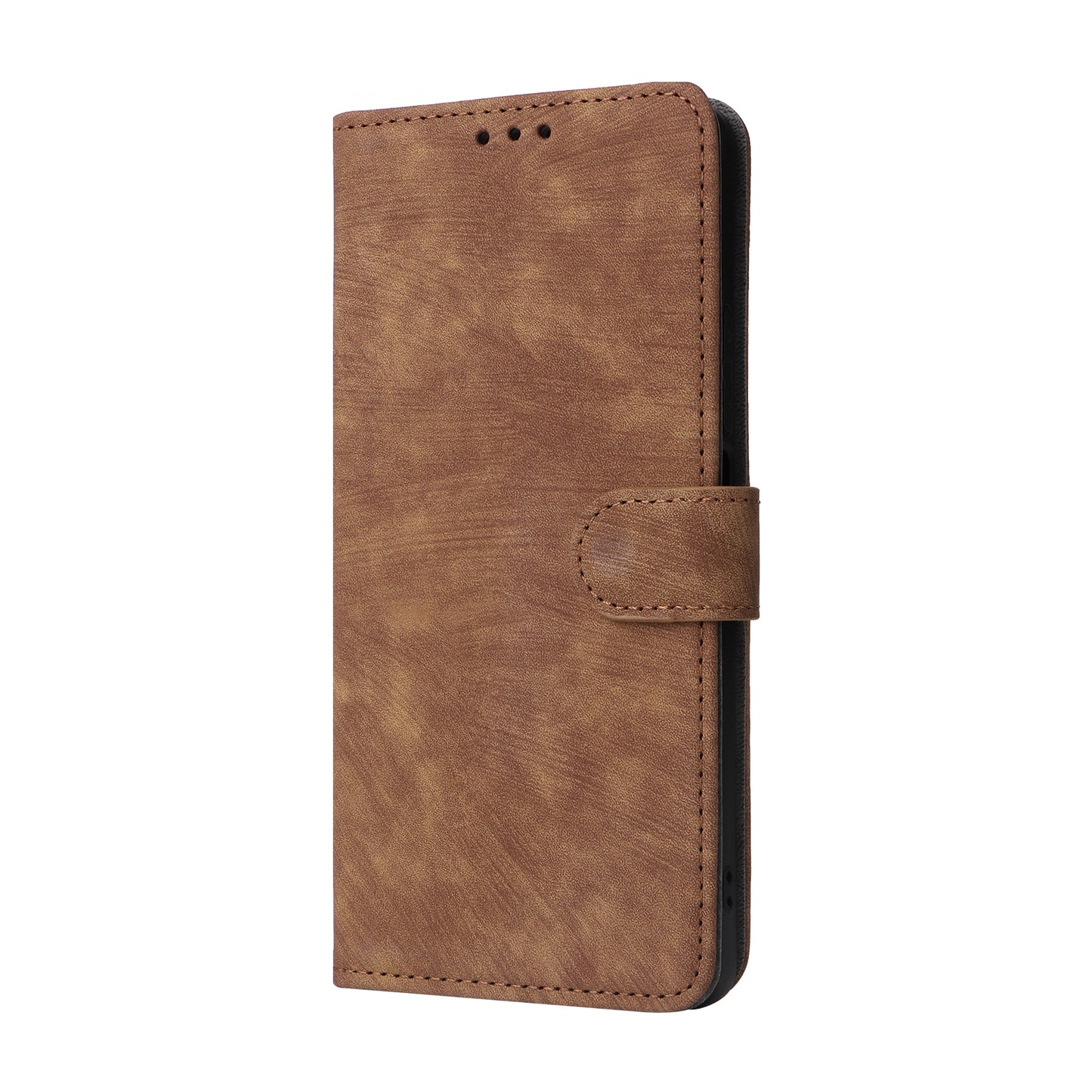 For Xiaomi Redmi Note 13R Pro 5G Case RFID Blocking Wallet PU Leather+TPU Phone Cover - Brown