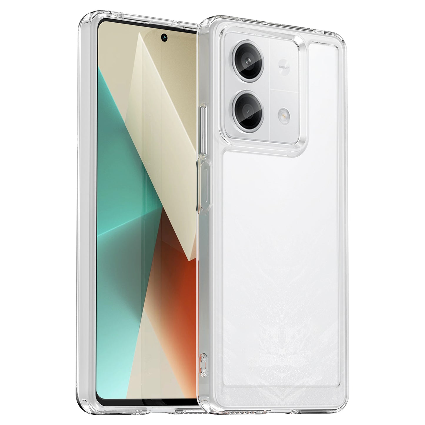 For Xiaomi Redmi Note 13 5G Case Candy Series Clear TPU Cell Phone Cover - Transparent