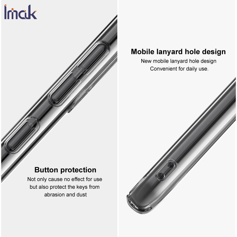IMAK Crystal Case II Pro for Samsung Galaxy S24 Hard PC Case Clear Phone Back Protector