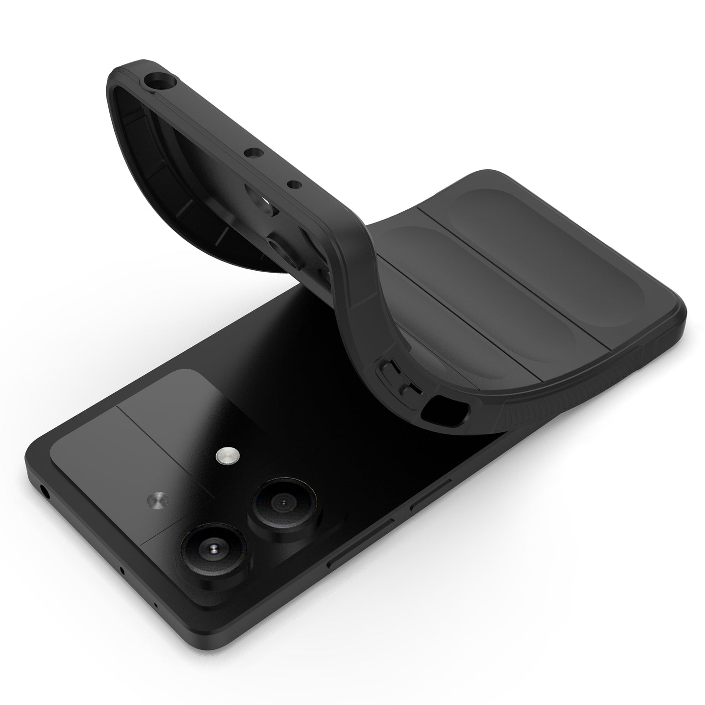 For Xiaomi Redmi Note 13R Pro 5G TPU Case Anti-drop Phone Cover - Black