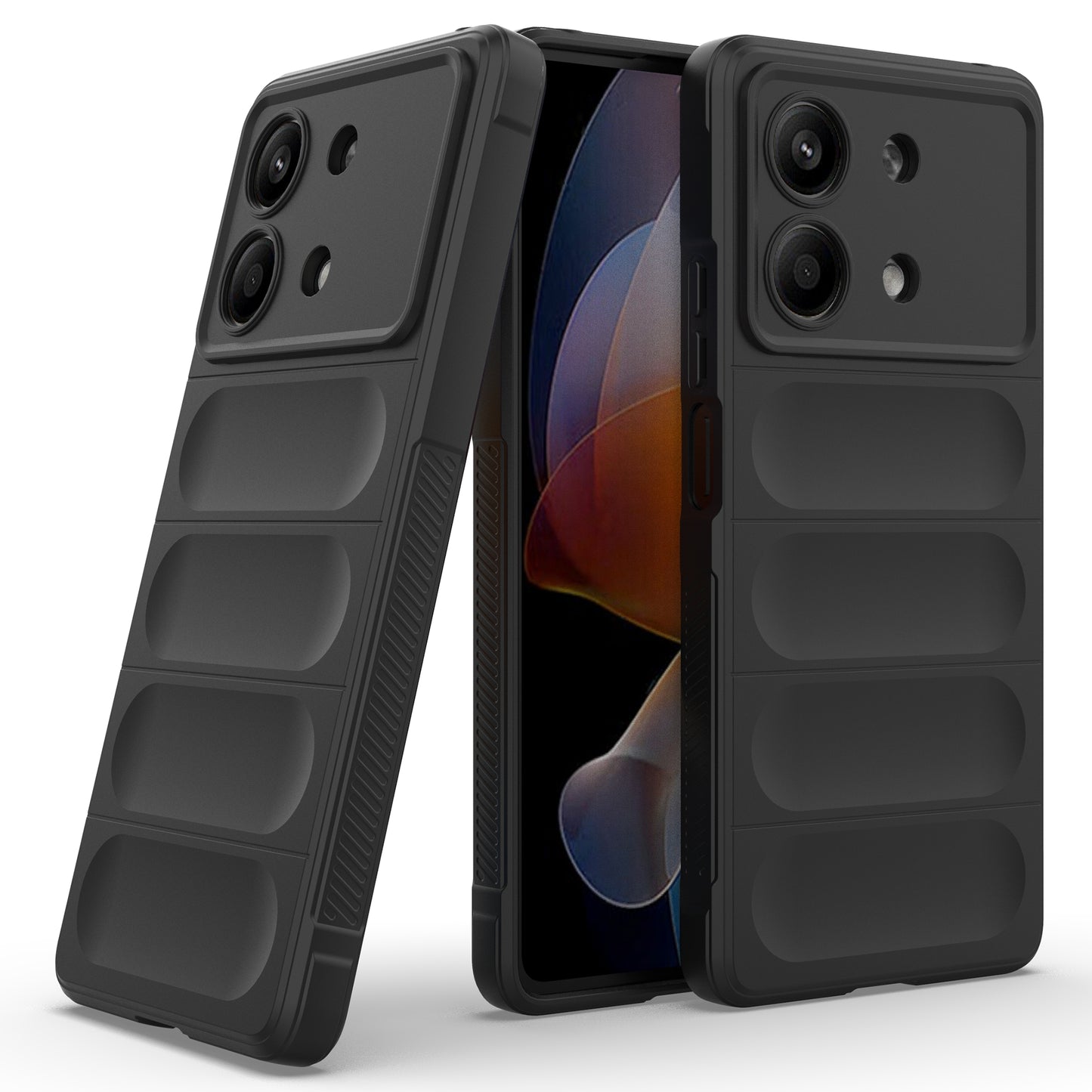 For Xiaomi Redmi Note 13R Pro 5G TPU Case Anti-drop Phone Cover - Black