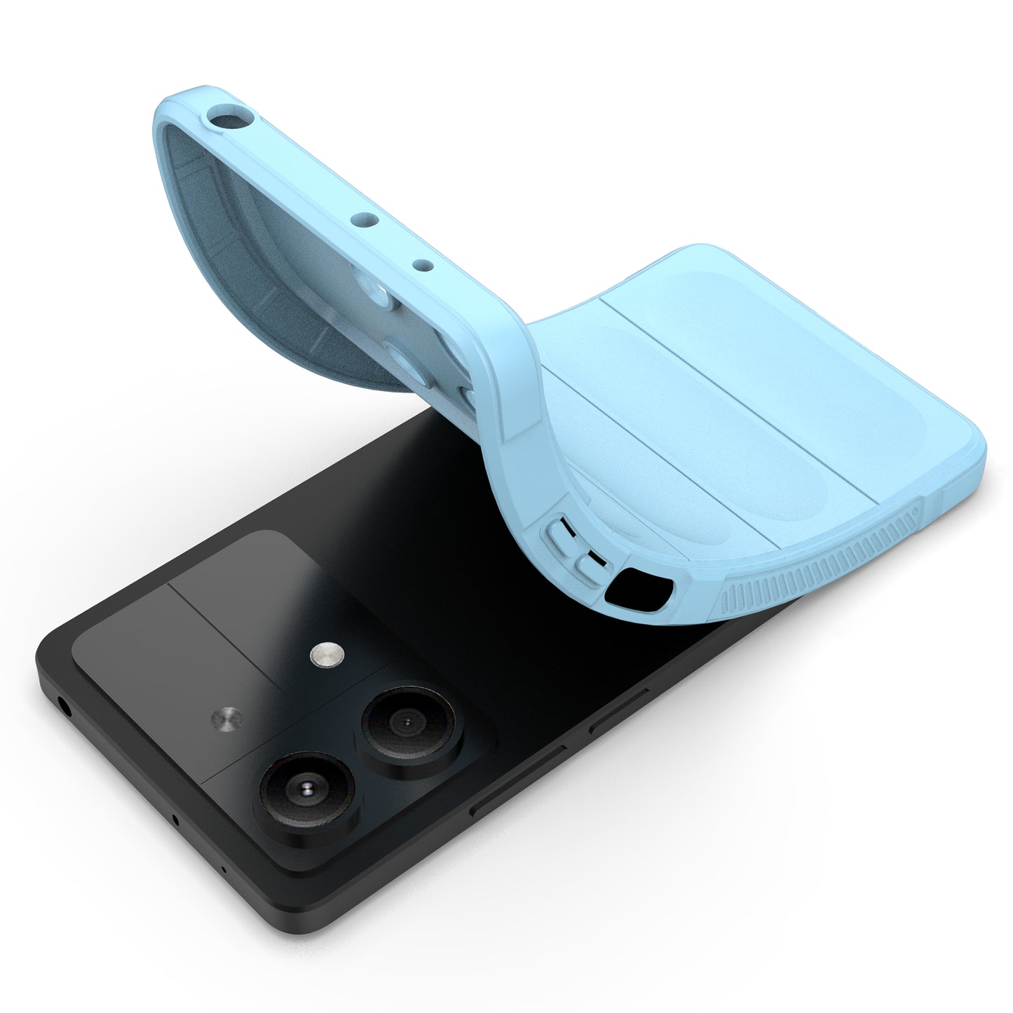For Xiaomi Redmi Note 13R Pro 5G TPU Case Anti-drop Phone Cover - Baby Blue