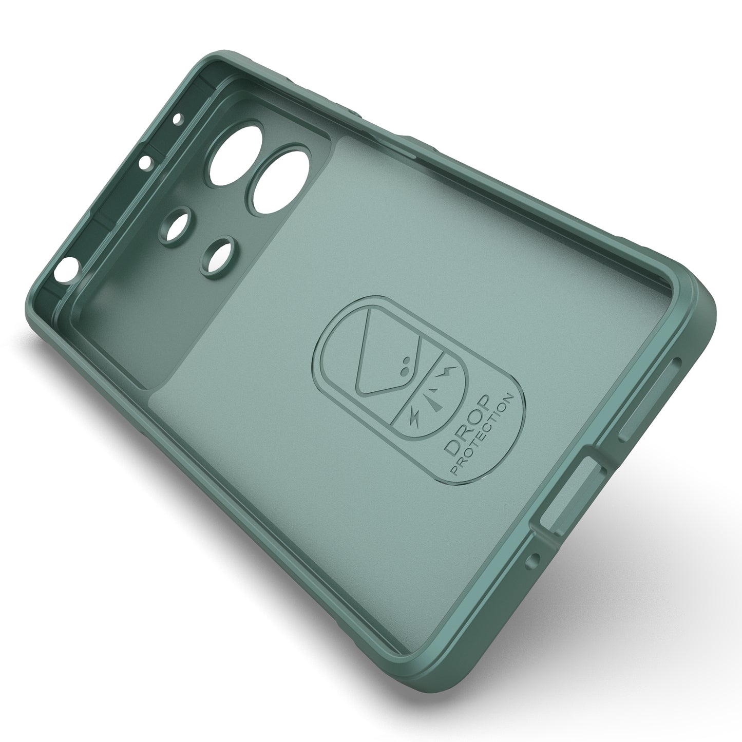 For Xiaomi Redmi Note 13R Pro 5G TPU Case Anti-drop Phone Cover - Green