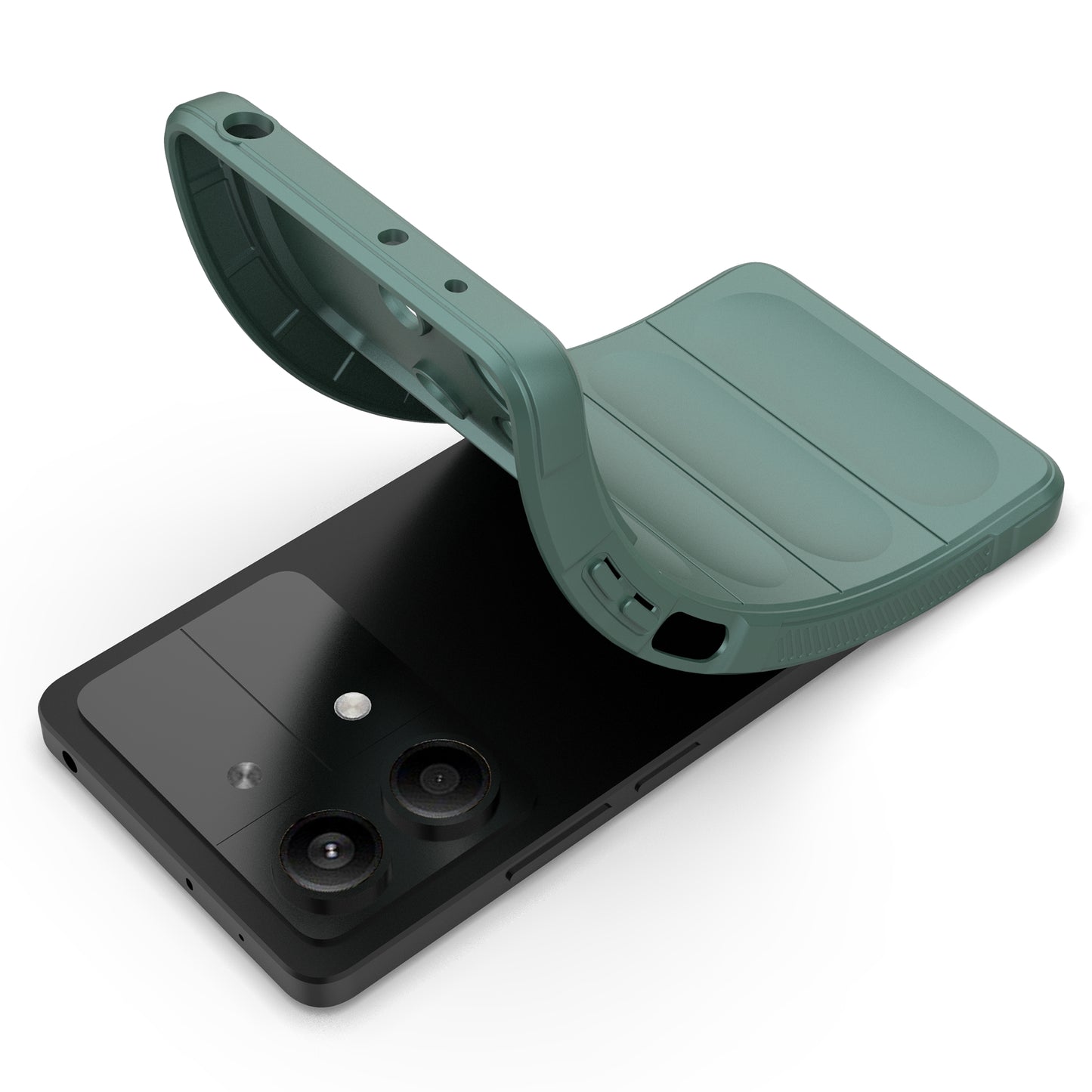 For Xiaomi Redmi Note 13R Pro 5G TPU Case Anti-drop Phone Cover - Green
