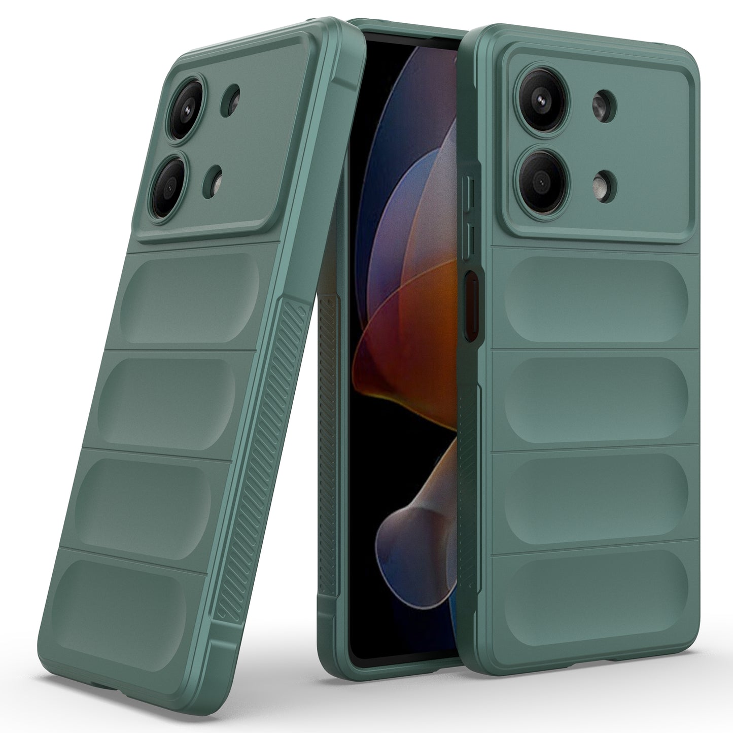 For Xiaomi Redmi Note 13R Pro 5G TPU Case Anti-drop Phone Cover - Green