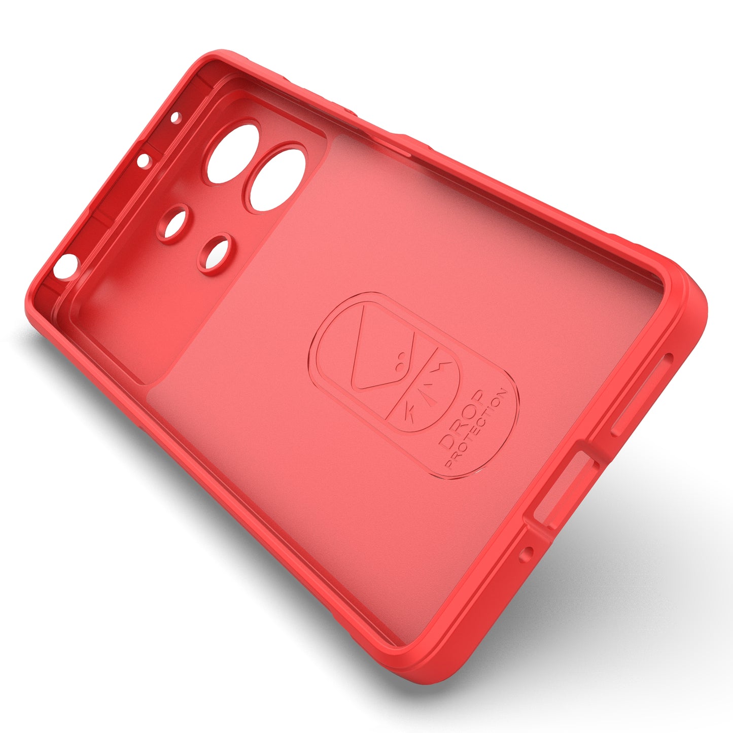 For Xiaomi Redmi Note 13R Pro 5G TPU Case Anti-drop Phone Cover - Red