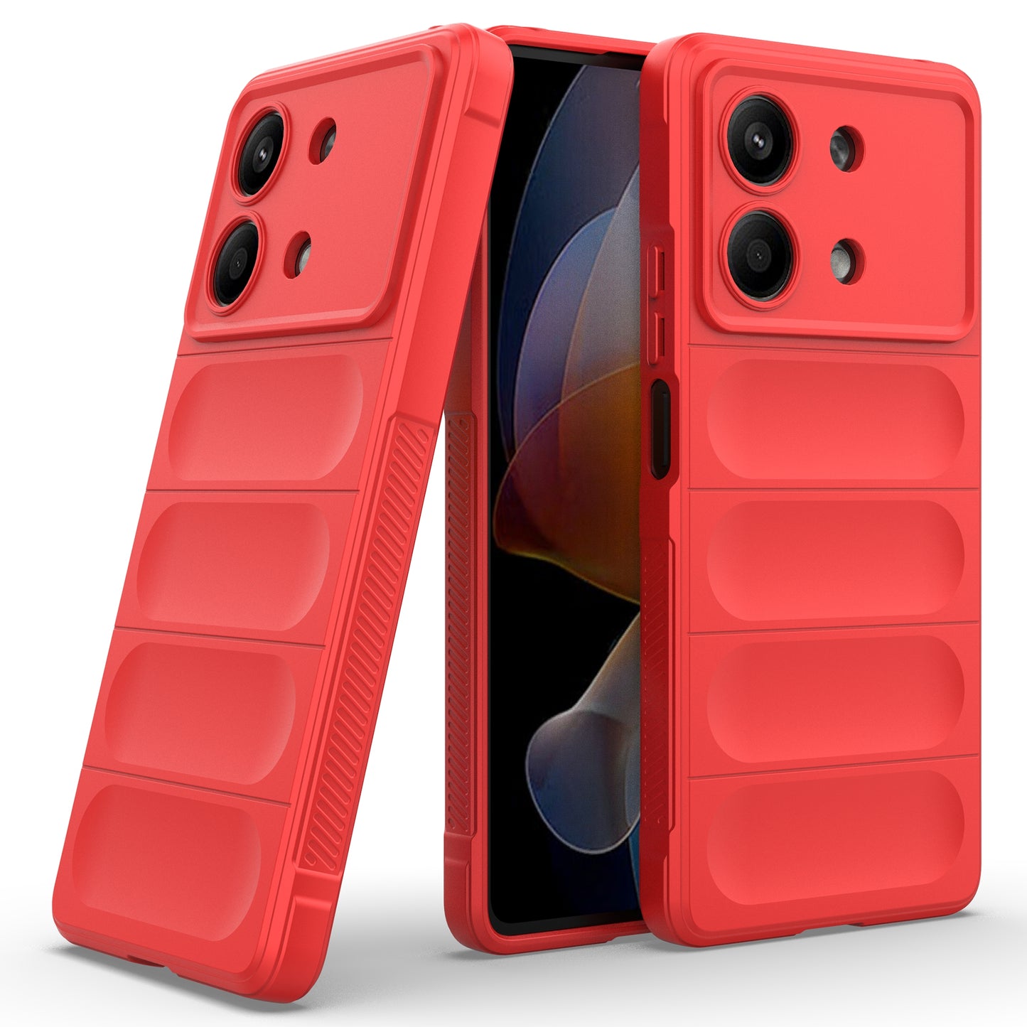 For Xiaomi Redmi Note 13R Pro 5G TPU Case Anti-drop Phone Cover - Red