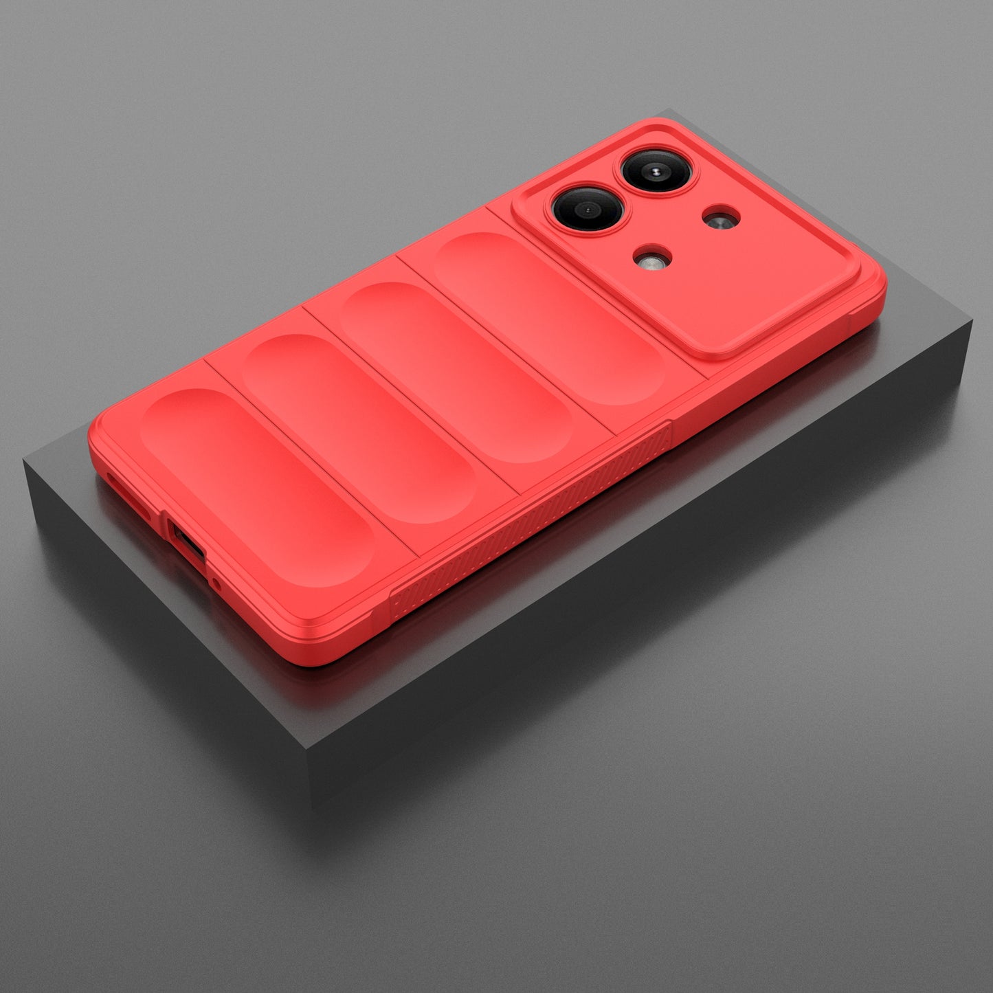 For Xiaomi Redmi Note 13R Pro 5G TPU Case Anti-drop Phone Cover - Red