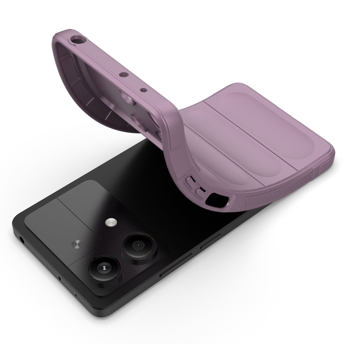 For Xiaomi Redmi Note 13R Pro 5G TPU Case Anti-drop Phone Cover - Light Purple