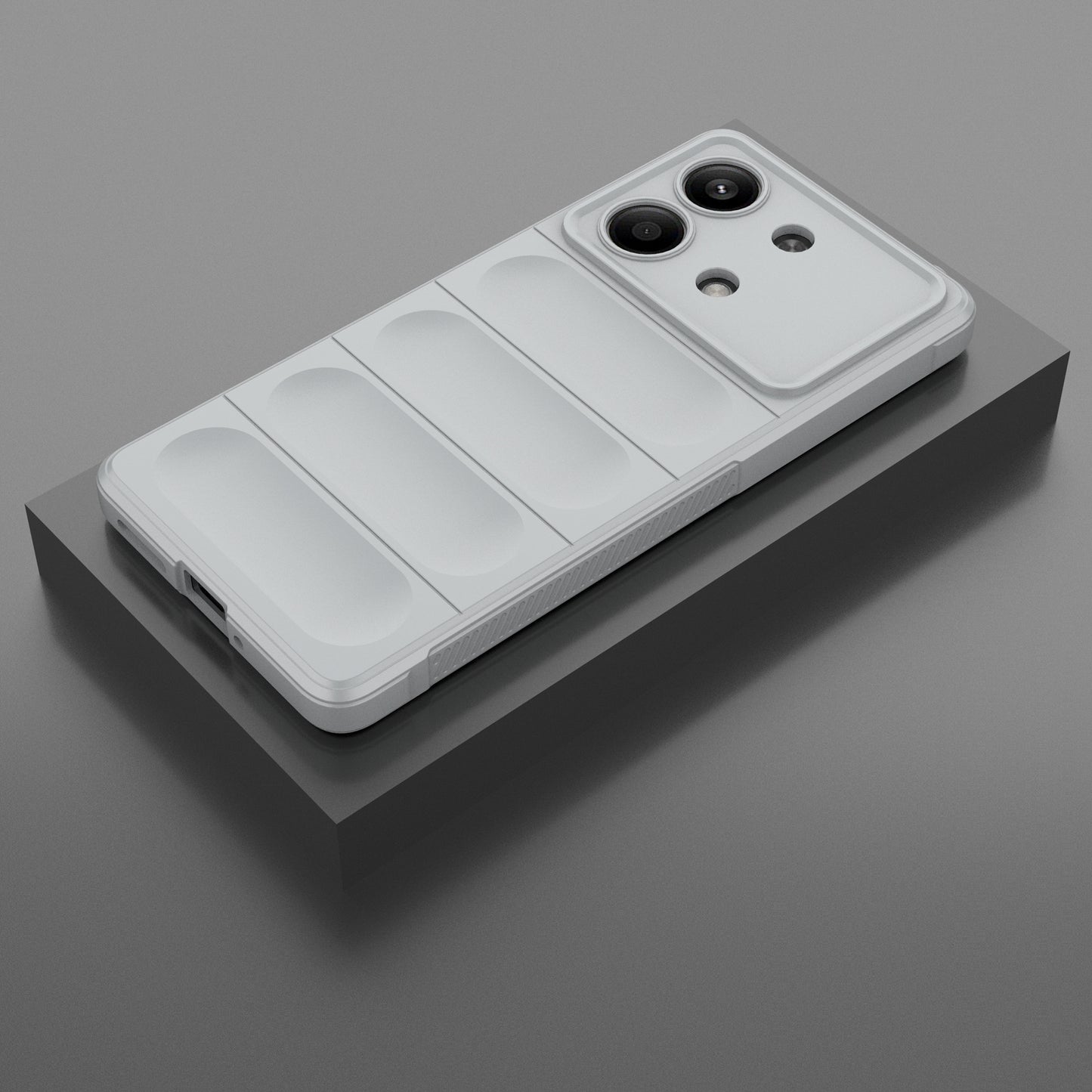 For Xiaomi Redmi Note 13R Pro 5G TPU Case Anti-drop Phone Cover - Light Grey
