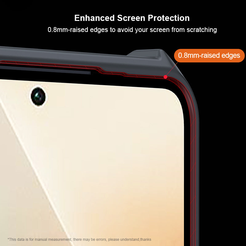 XUNDD For Xiaomi Redmi Note 13 4G Case Fall Protection TPU+Acrylic Smart Phone Cover