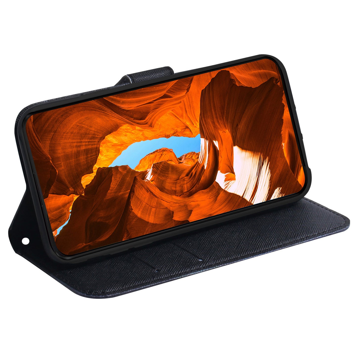 For Xiaomi Redmi Note 13 Pro 5G / Poco X6 5G Leather Case Stand Phone Cover 3D Creative Pattern Design - Dog and Wolf