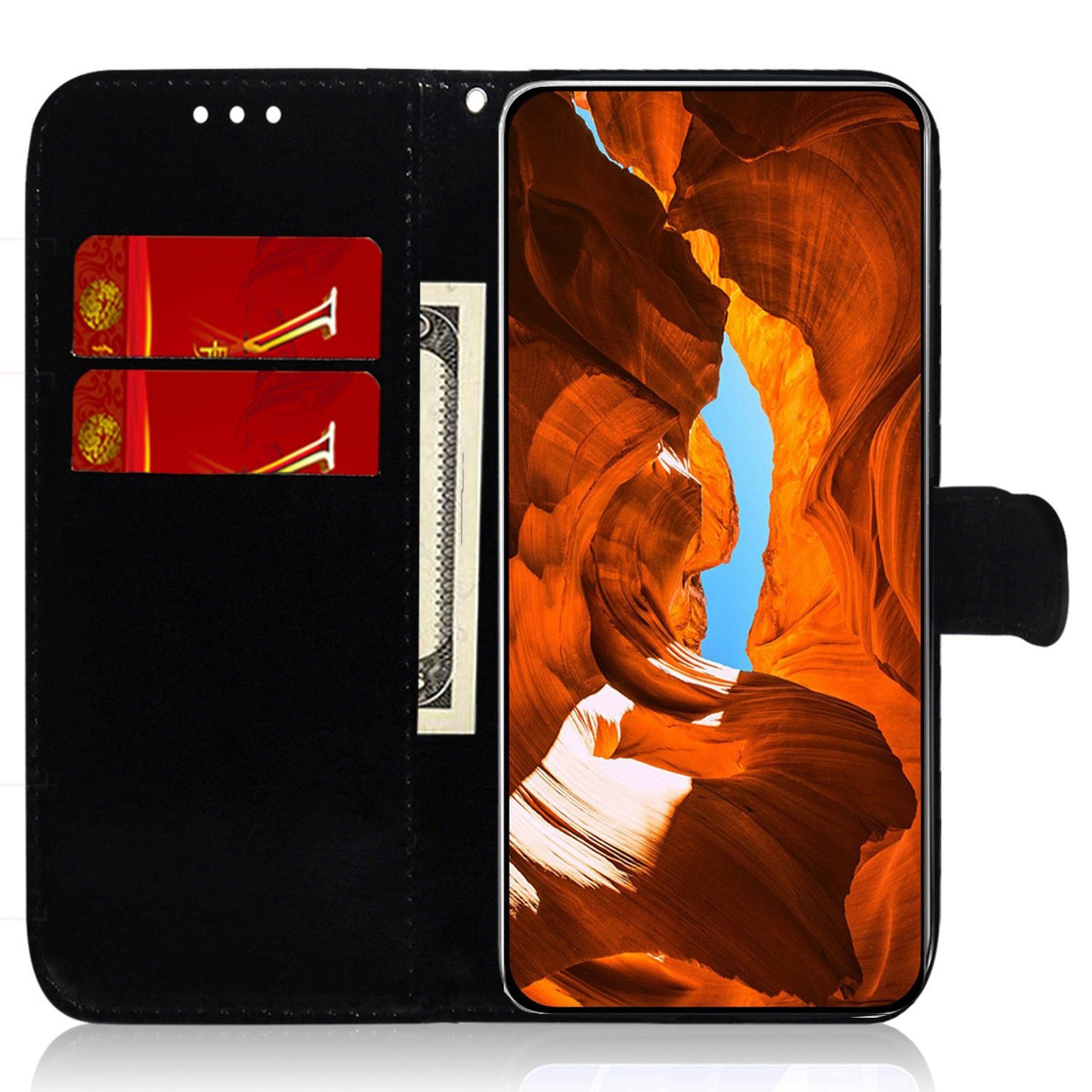For Xiaomi Redmi Note 13 5G / Redmi Note 13 5G (China) Magnetic Phone Case Dazzling Flower Card Slots Cover - Blue