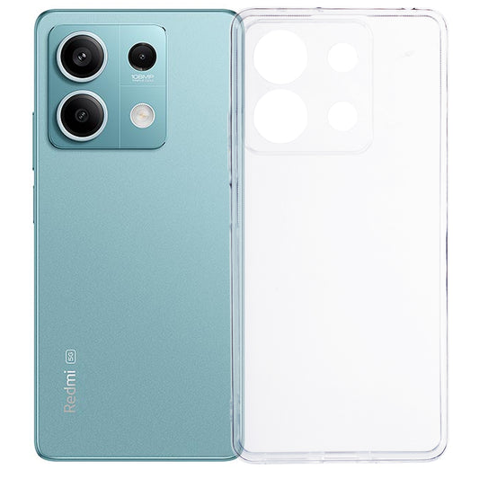 For Xiaomi Redmi Note 13 5G / 13 5G (China) Clear Case Watermark-free Slim-Fit TPU Phone Protector