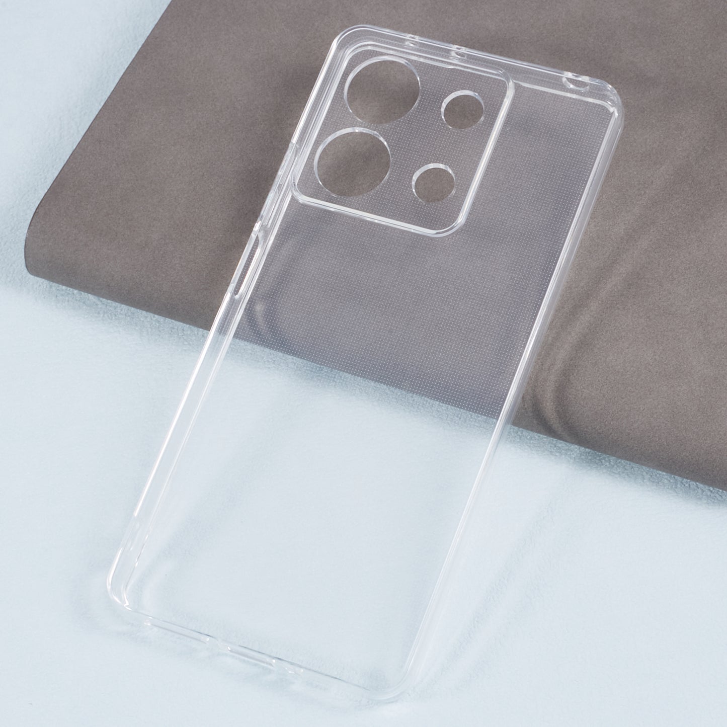 For Xiaomi Redmi Note 13 5G / 13 5G (China) Clear Case Watermark-free Slim-Fit TPU Phone Protector