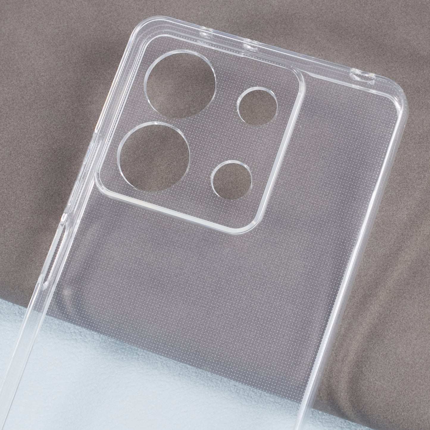 For Xiaomi Redmi Note 13 5G / 13 5G (China) Clear Case Watermark-free Slim-Fit TPU Phone Protector