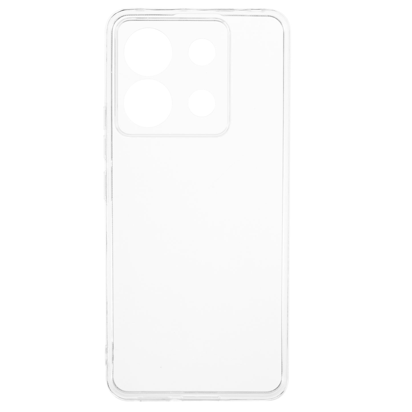 For Xiaomi Redmi Note 13 Pro 5G / Poco X6 5G Case Watermark-free 2.0mm Transparent Cell Phone Cover