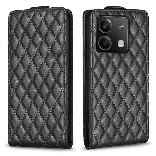 BF30 For Xiaomi Redmi Note 13 5G Case Leather Phone Cover with Card Slots - Black