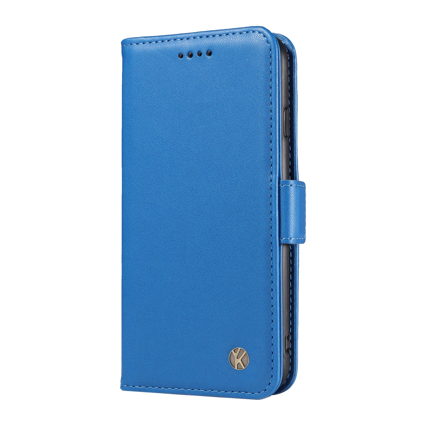 YIKATU YK-003 For Xiaomi Redmi Note 13 4G Leather Wallet Case Side Magnetic Clasp - Sky Blue