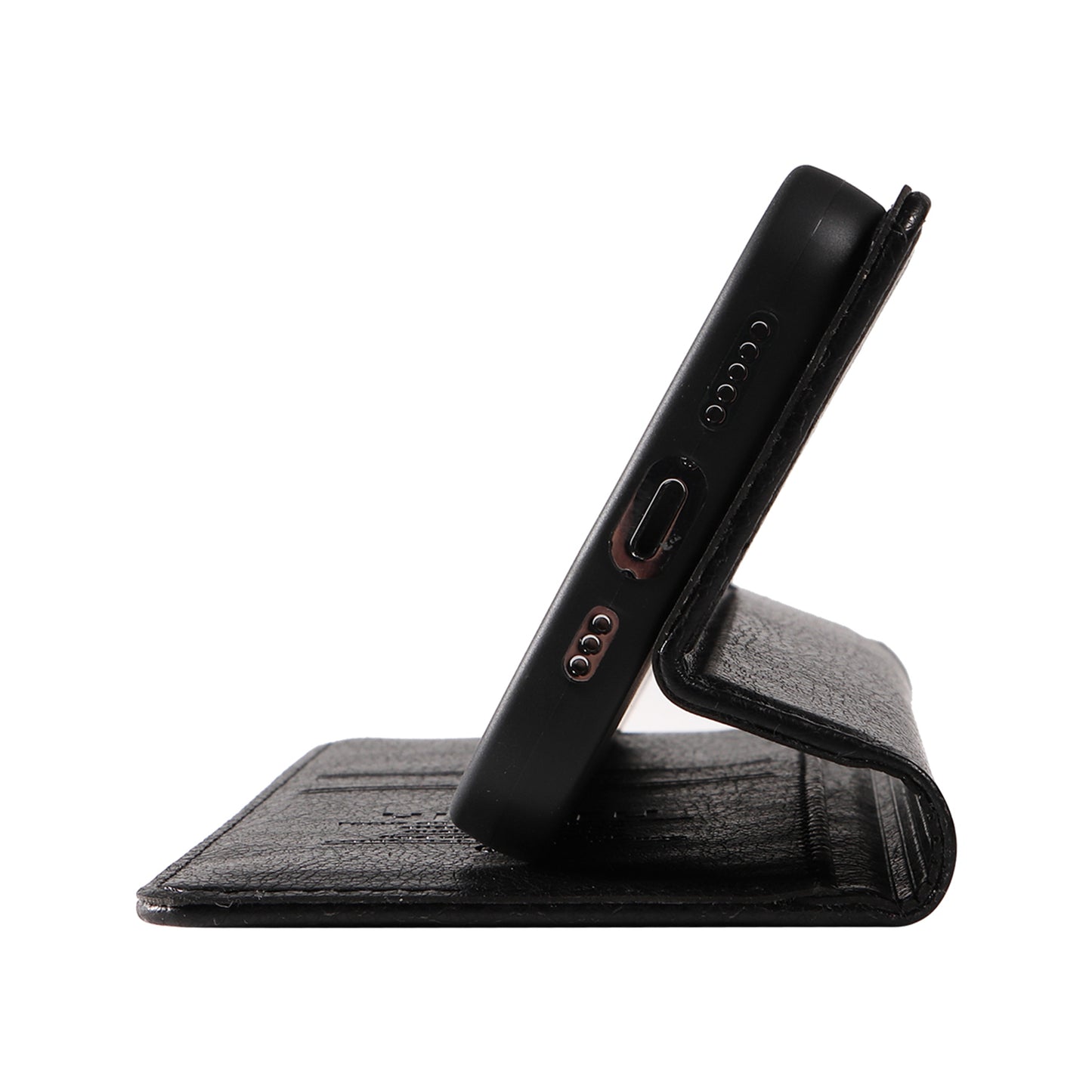 YIKATU YK-006 For Xiaomi Redmi Note 13 4G Leather Case Magnetic Closing Litchi Texture - Black