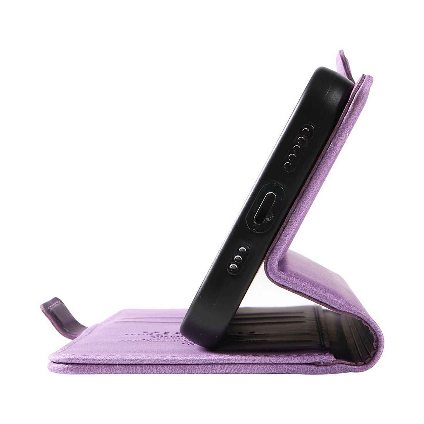 YIKATU YK-005 For Xiaomi Redmi Note 13 4G Wallet Cover Skin-touch Leather Phone Case - Purple