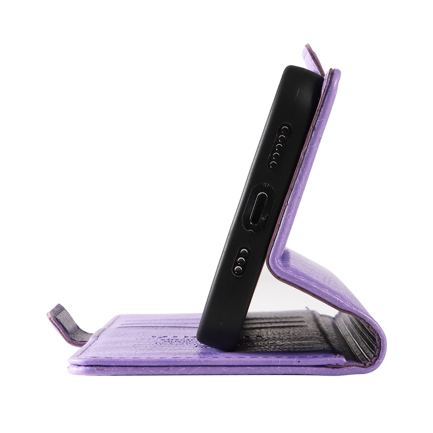 YIKATU YK-007 For Xiaomi Redmi Note 13 4G Leather Case Litchi Texture Cover Phone Wallet - Purple