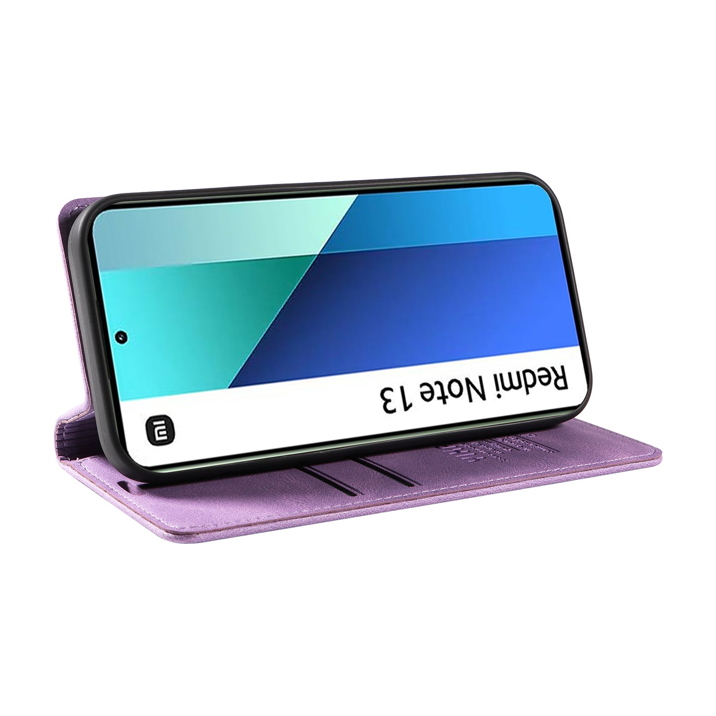 YIKATU YK-004 For Xiaomi Redmi Note 13 4G Leather Case Wallet Magnetic Closing - Purple