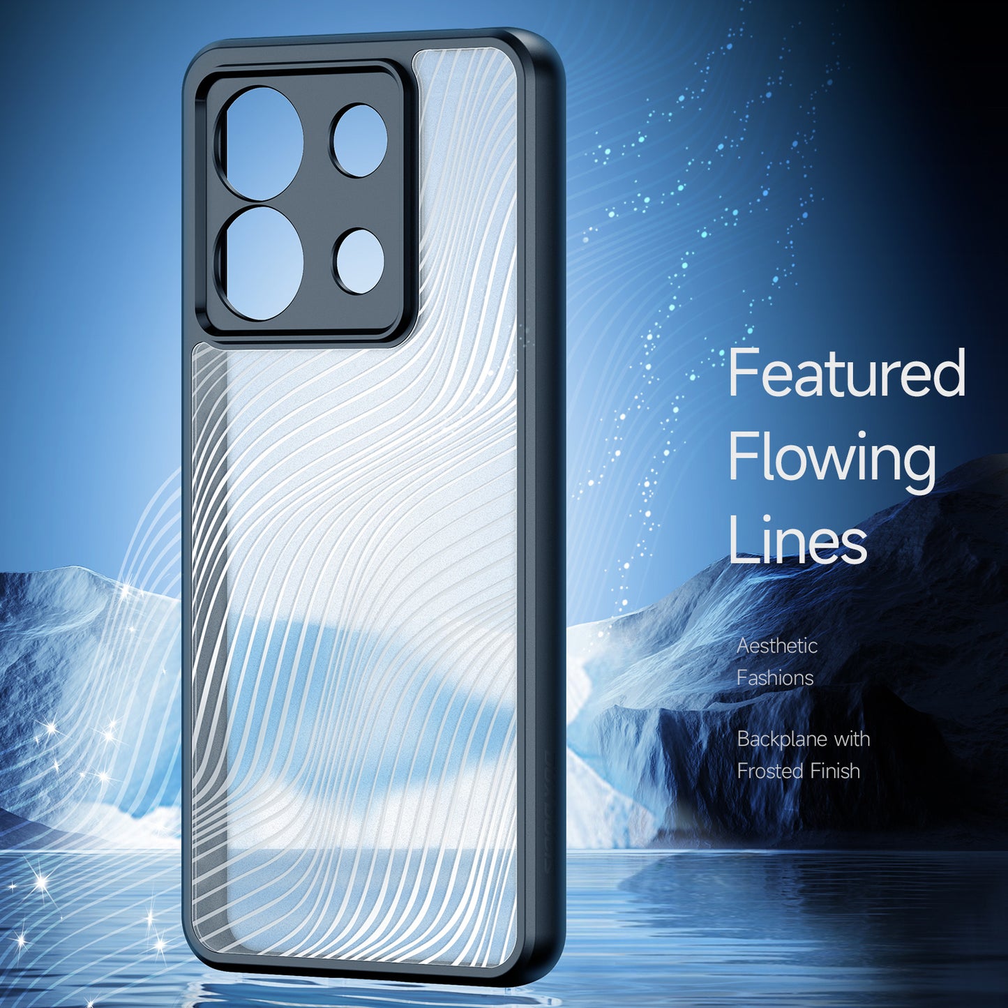 DUX DUCIS Aimo Series For Xiaomi Redmi Note 13 Pro 5G / Poco X6 5G Case Anti-Scratch Cover (REACH Certification) - Black