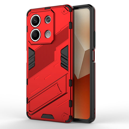 For Xiaomi Redmi Note 13 5G / Note 13 5G (China) Case Kickstand Protective Phone Cover - Red