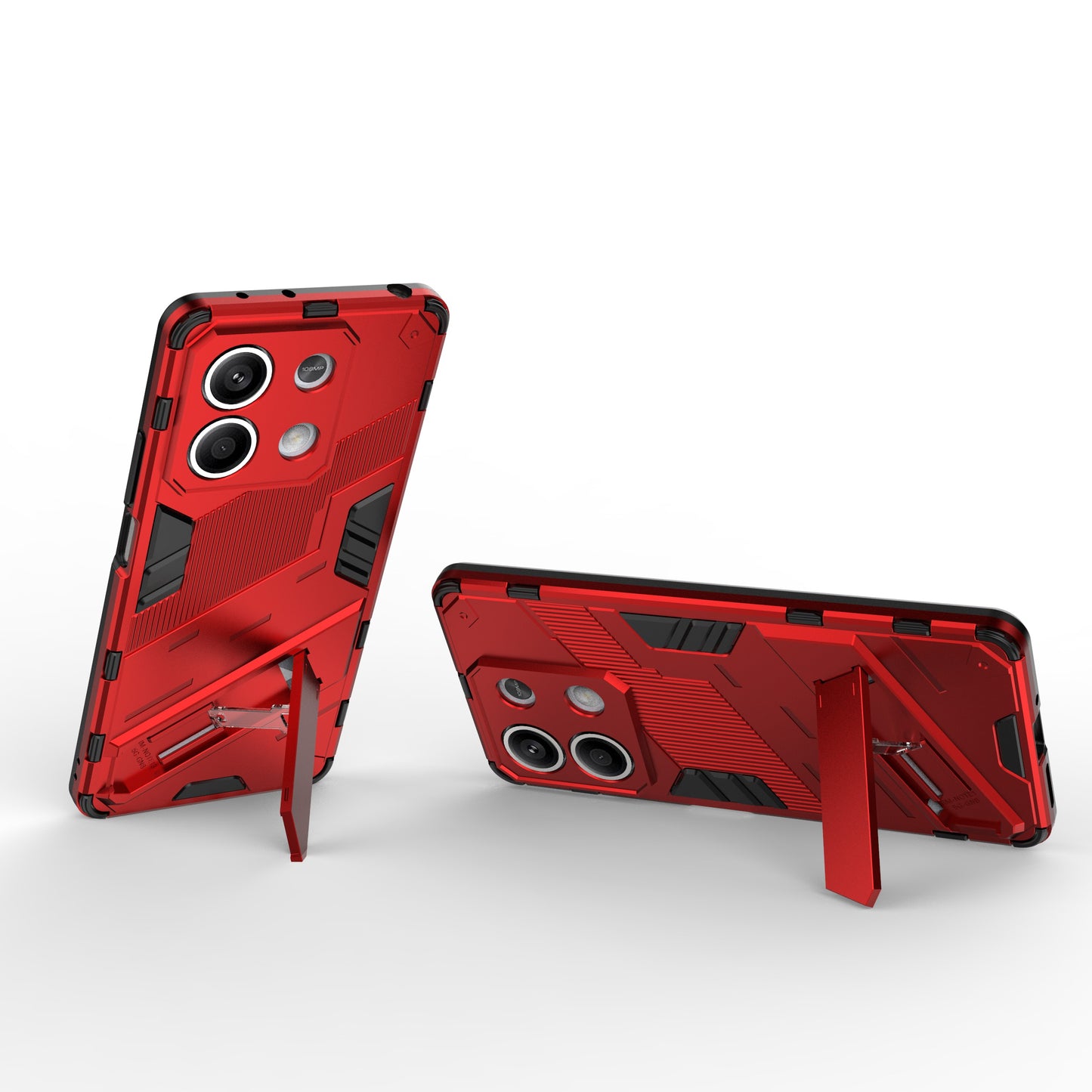 For Xiaomi Redmi Note 13 5G / Note 13 5G (China) Case Kickstand Protective Phone Cover - Red