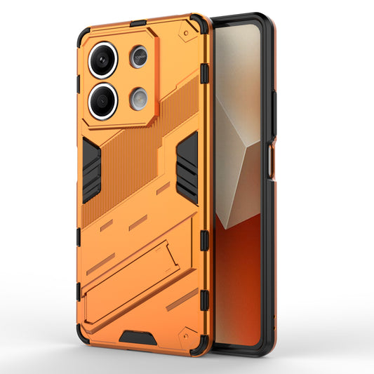For Xiaomi Redmi Note 13 5G / Note 13 5G (China) Case Kickstand Protective Phone Cover - Orange