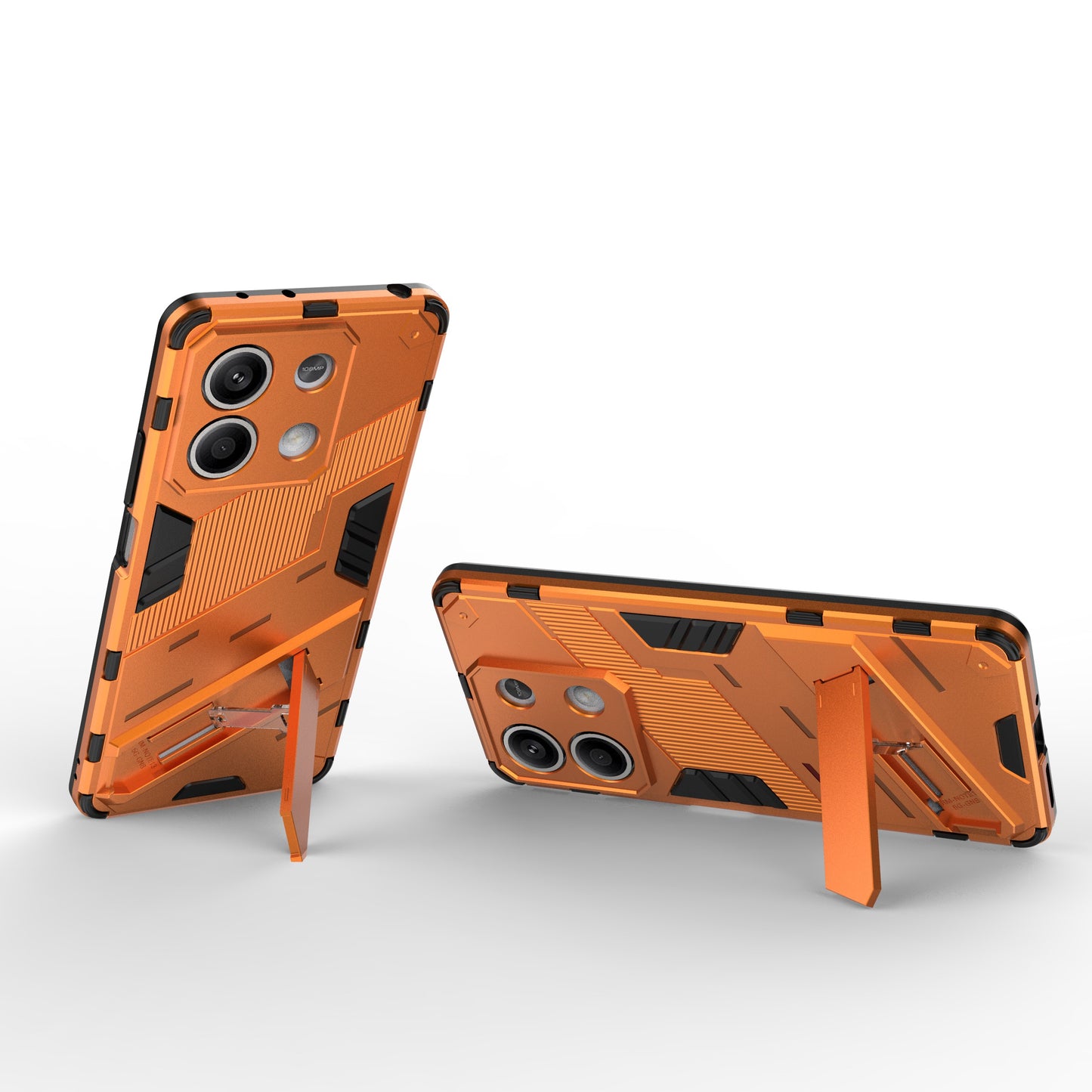 For Xiaomi Redmi Note 13 5G / Note 13 5G (China) Case Kickstand Protective Phone Cover - Orange