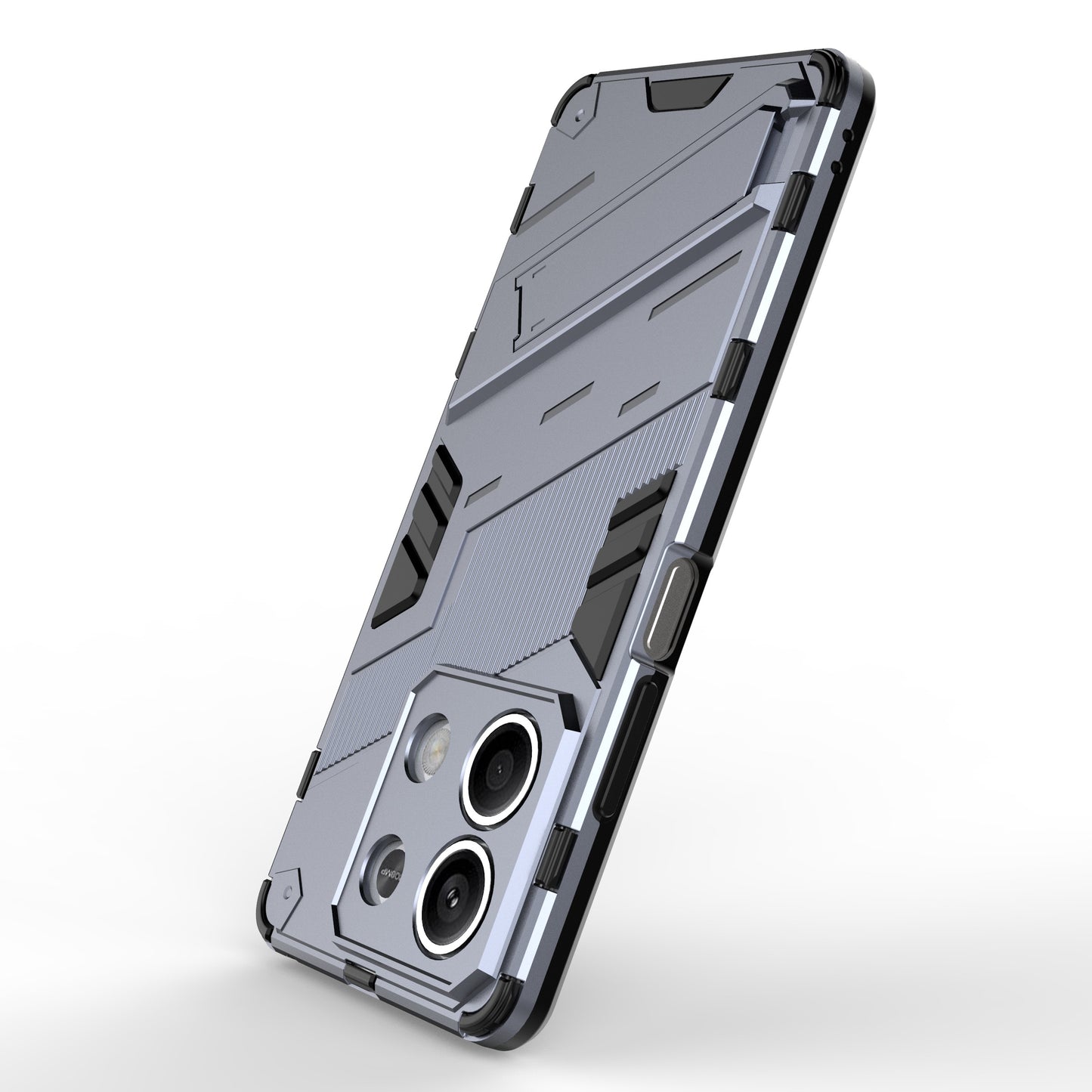 For Xiaomi Redmi Note 13 5G / Note 13 5G (China) Case Kickstand Protective Phone Cover - Dark Blue