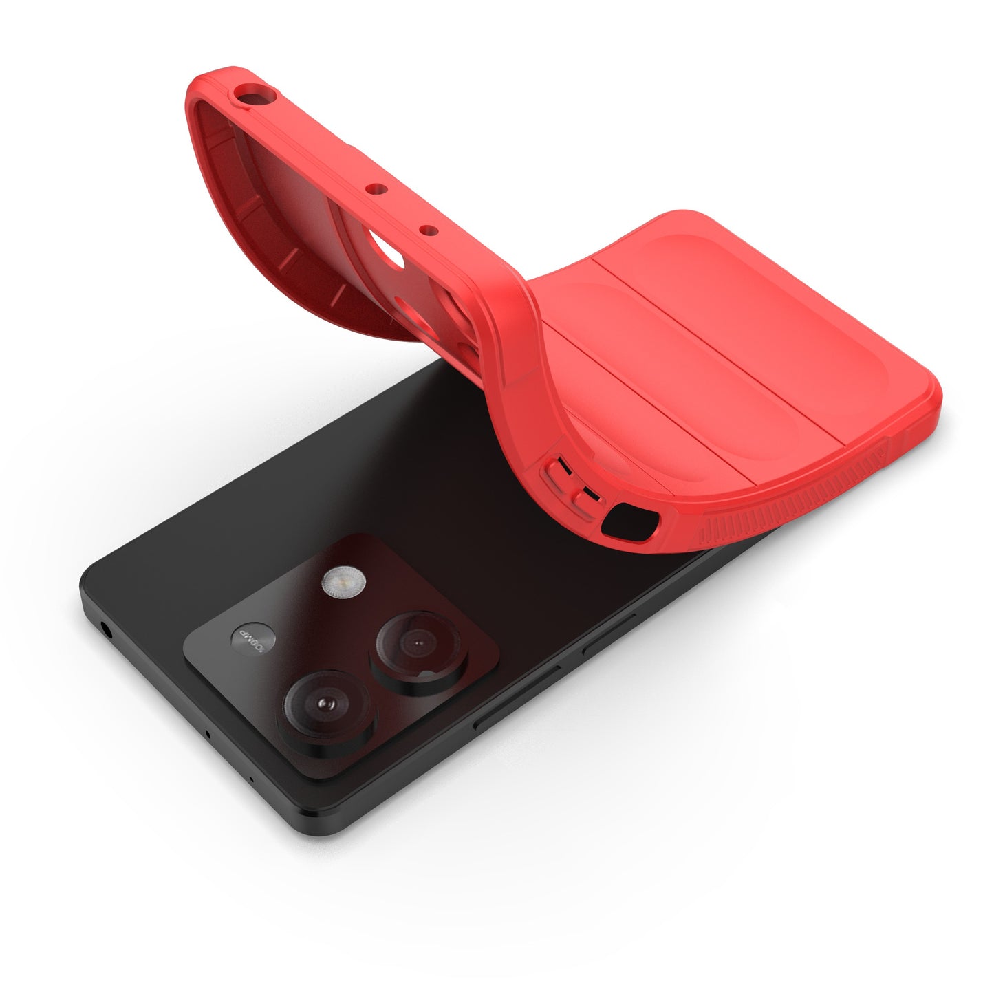 For Xiaomi Redmi Note 13 5G / Note 13 5G (China) Case Soft TPU Protective Phone Cover - Red