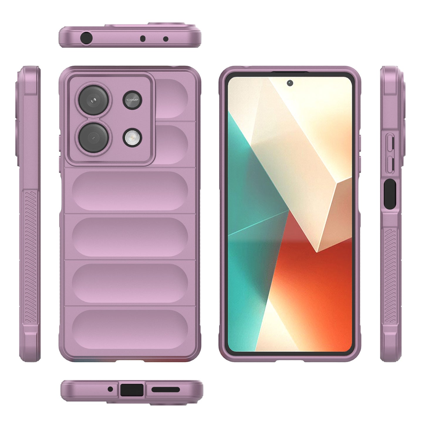 For Xiaomi Redmi Note 13 5G / Note 13 5G (China) Case Soft TPU Protective Phone Cover - Light Purple