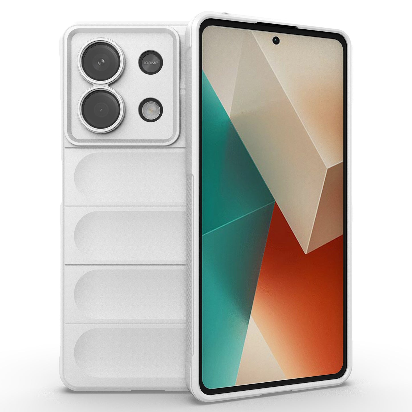 For Xiaomi Redmi Note 13 5G / Note 13 5G (China) Case Soft TPU Protective Phone Cover - White